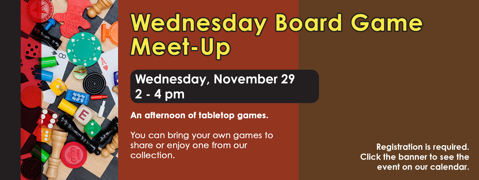 Wednesday board game Nov 29 